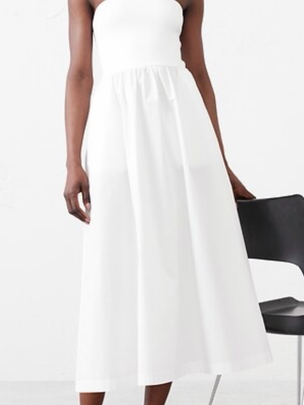 Banana Republic Factory Mixed Media Midi Dress